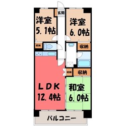 駅東公園前駅 徒歩8分 2階の物件間取画像